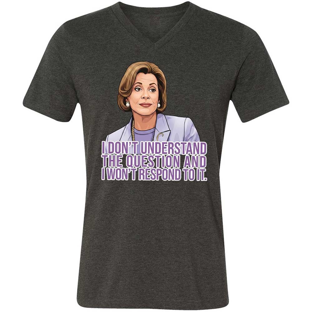 Unisex V-Neck T-Shirt - 23YBNVVS - Dark Grey Heather - 8