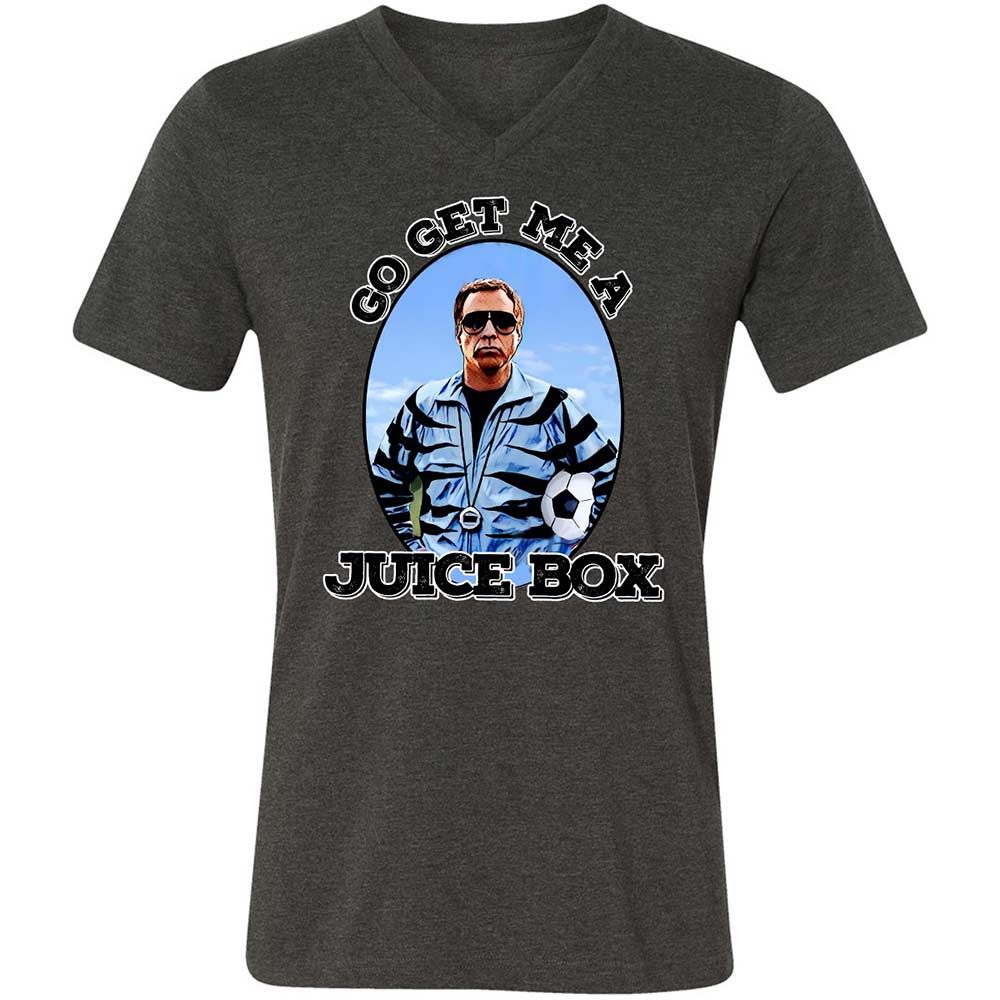 Unisex V-Neck T-Shirt - YT67LATJ - Dark Grey Heather - 8