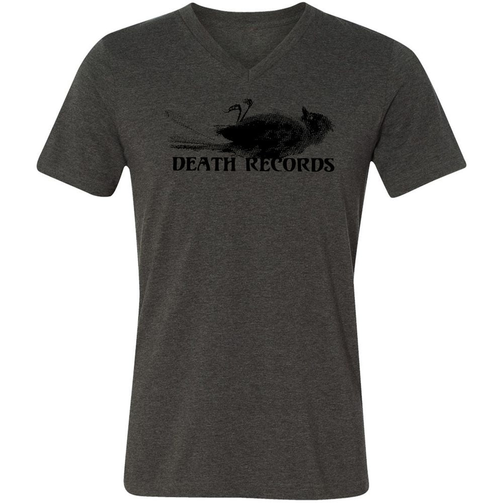 Unisex V-Neck T-Shirt - NDAY8W2E - Dark Grey Heather - 8