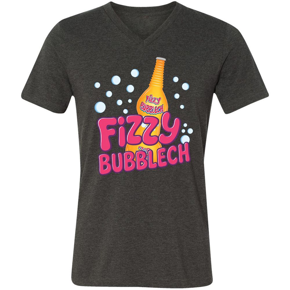 Unisex V-Neck T-Shirt - 111HERWY - Dark Grey Heather - 8