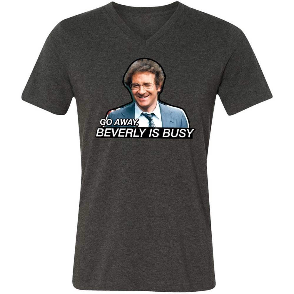 Unisex V-Neck T-Shirt - W77PZ8AL - Dark Grey Heather - 8