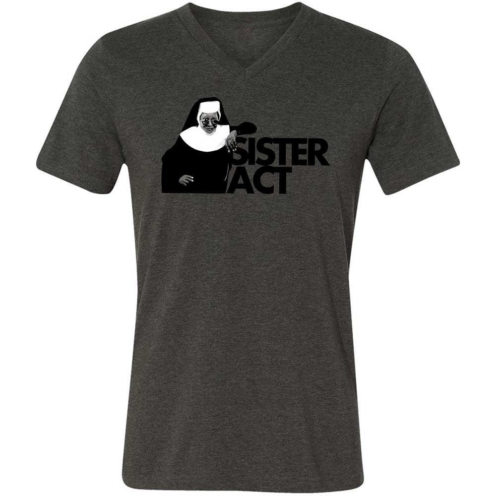 Unisex V-Neck T-Shirt - S88SBL5V - Dark Grey Heather - 8