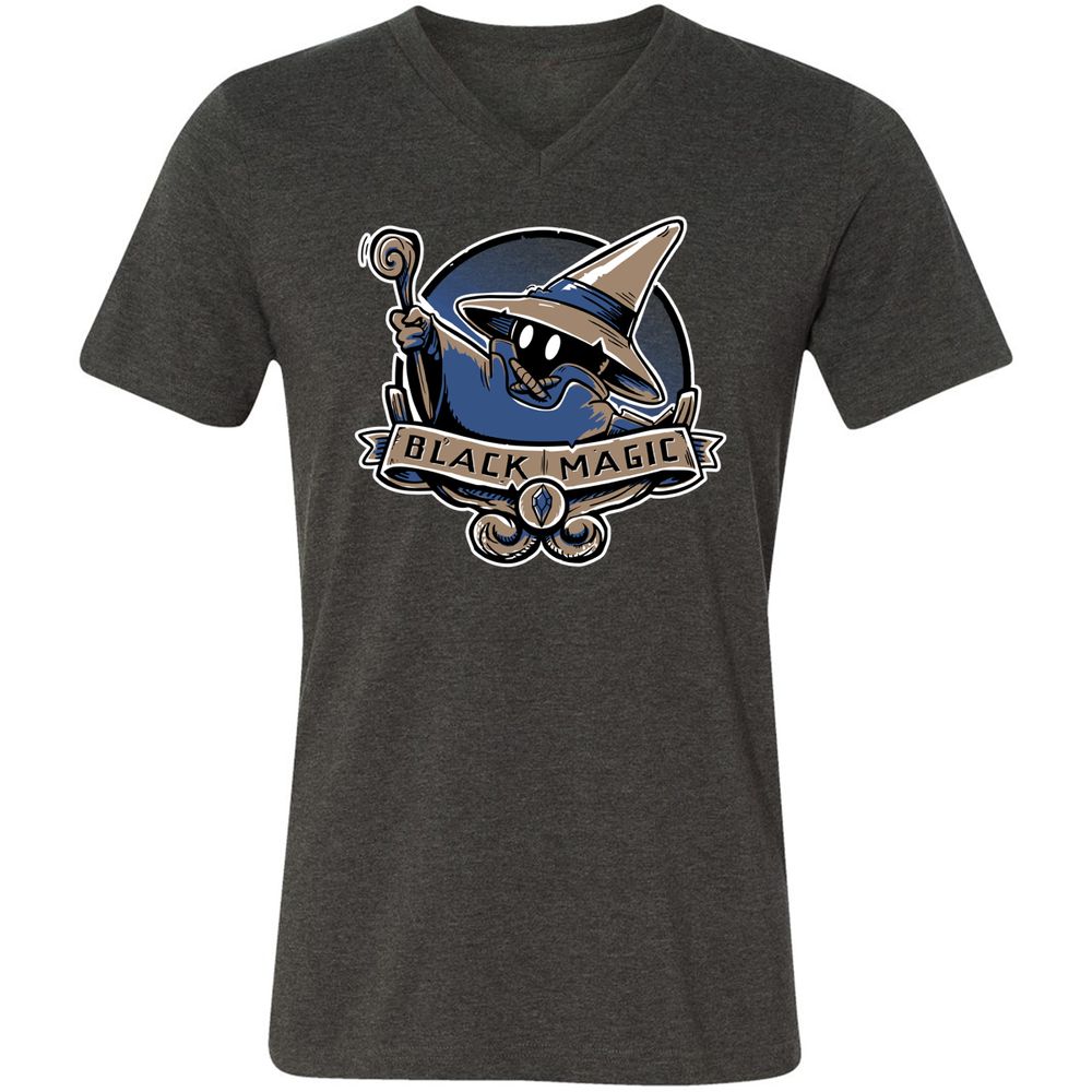 Unisex V-Neck T-Shirt - L2WH113T - Dark Grey Heather - 8