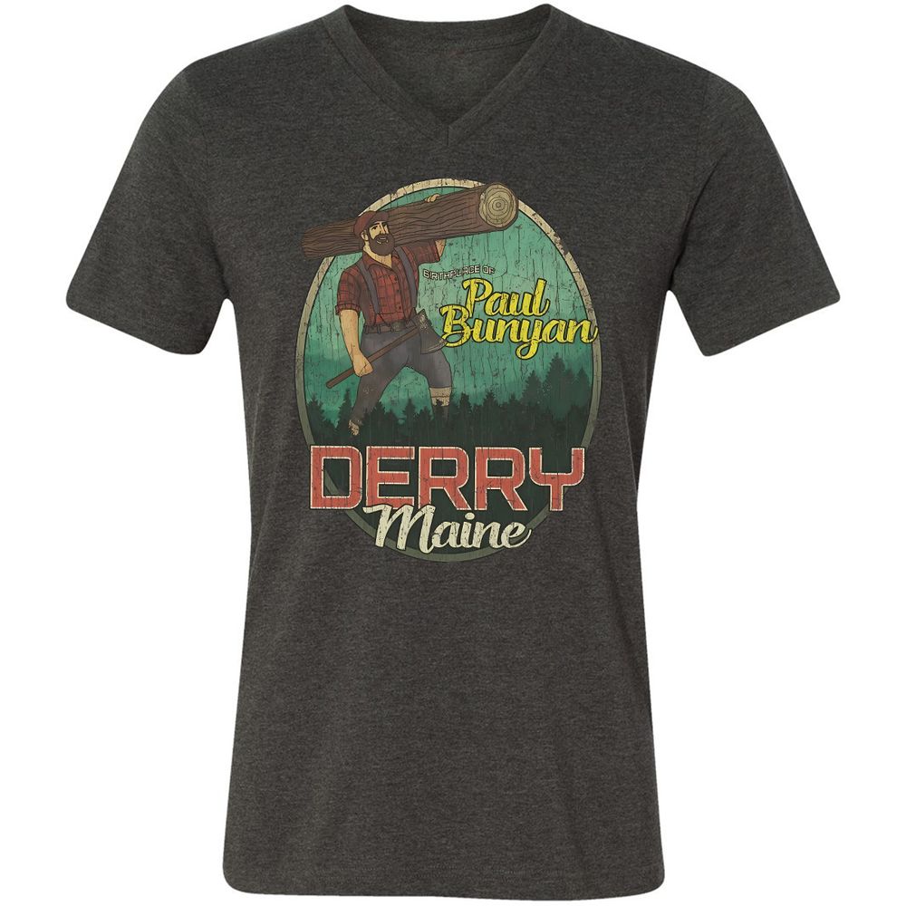 Derry Birthplace of Paul Bunyan - Dark Grey Heather - 8