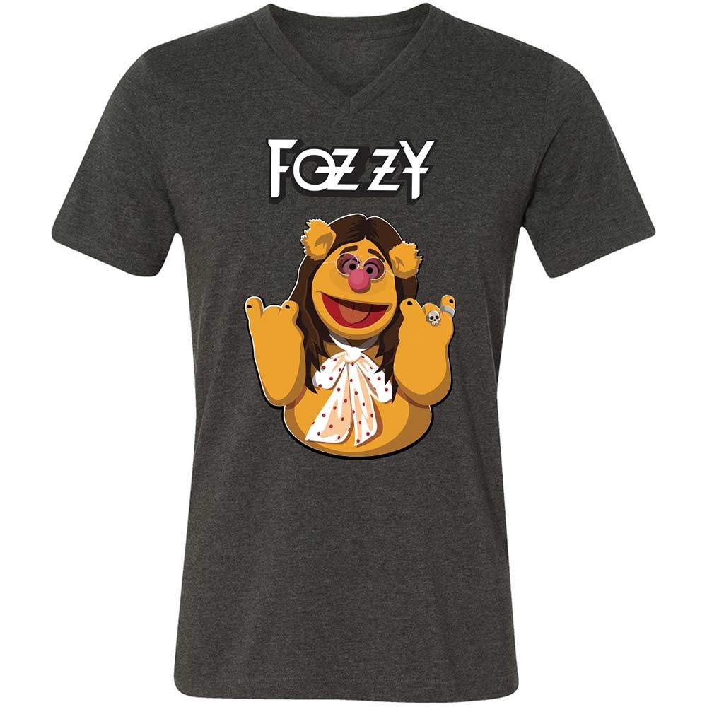 Fozzie Muppet as Rockstar - Dark Grey Heather - 8