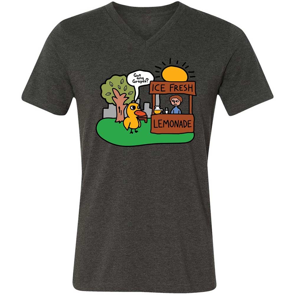 Got any grapes? - Dark Grey Heather - 8