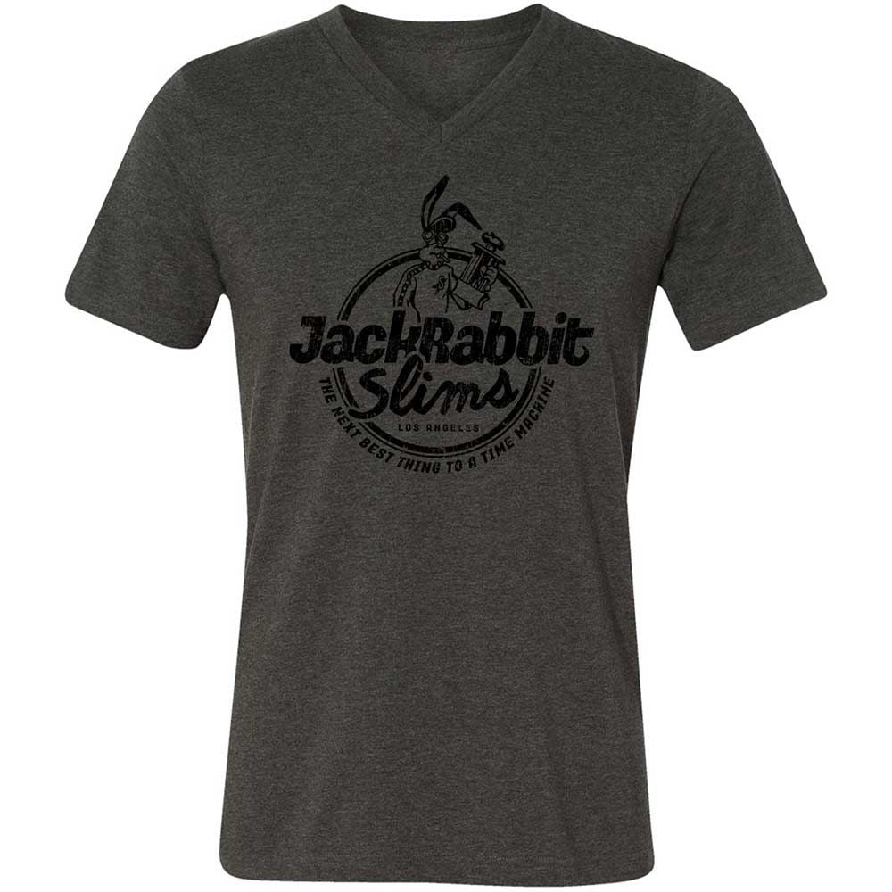 Unisex V-Neck T-Shirt - SC3R2A4D - Dark Grey Heather - 8