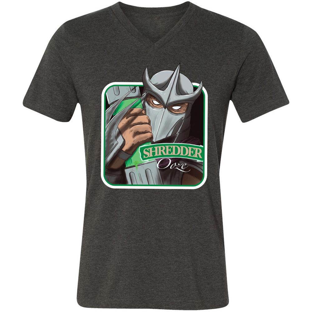 Unisex V-Neck T-Shirt - 45NWF4YQ - Dark Grey Heather - 8