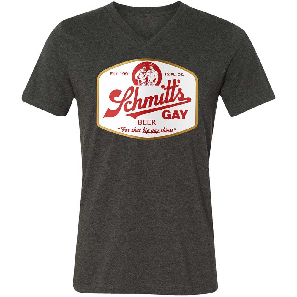 Schmitt's Gay Beer - Dark Grey Heather - 8