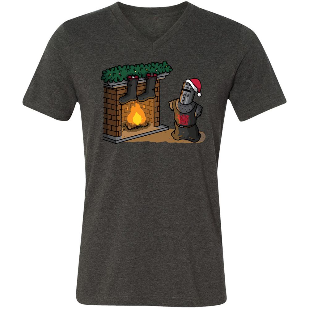 Black Knight Christmas - Dark Grey Heather - 8