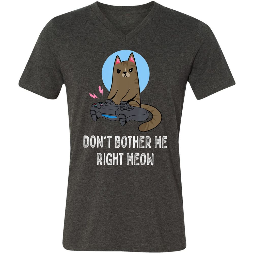 Unisex V-Neck T-Shirt - 3VPUNY5S - Dark Grey Heather - 8