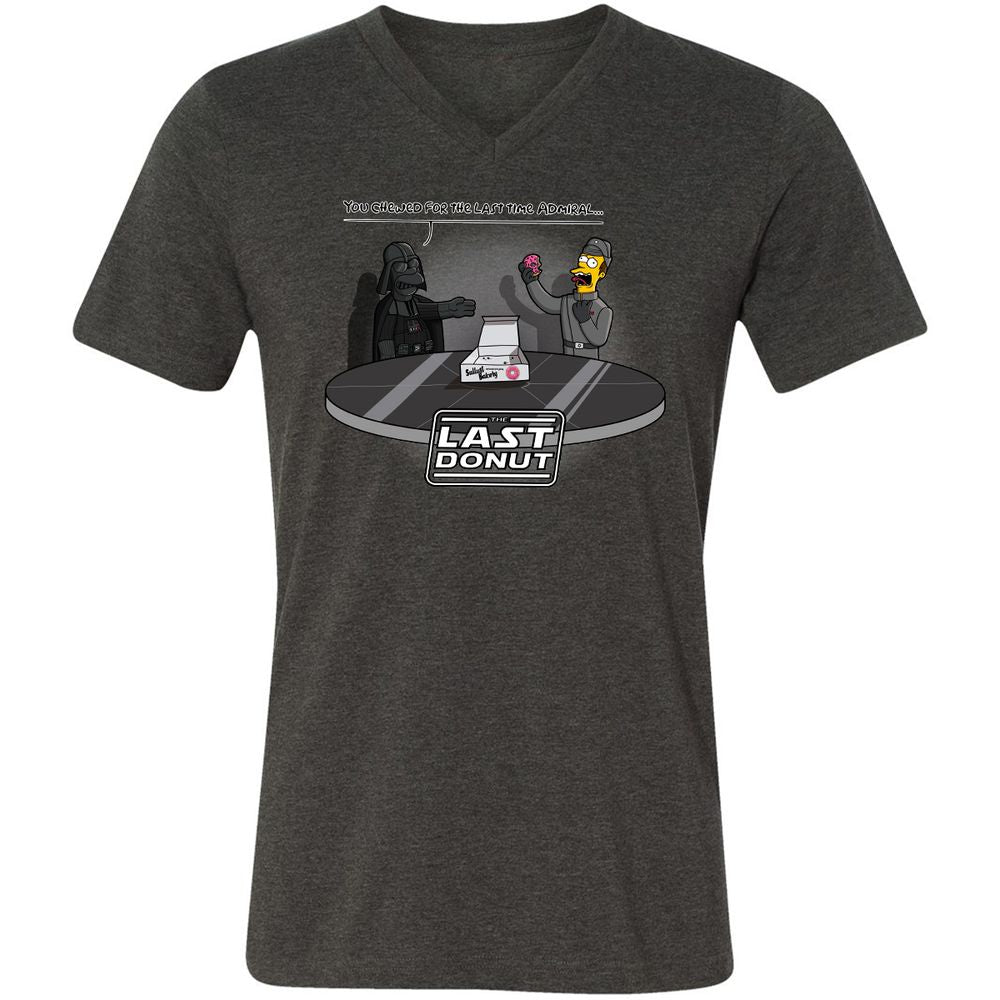 Unisex V-Neck T-Shirt - G281E1NA - Dark Grey Heather - 8