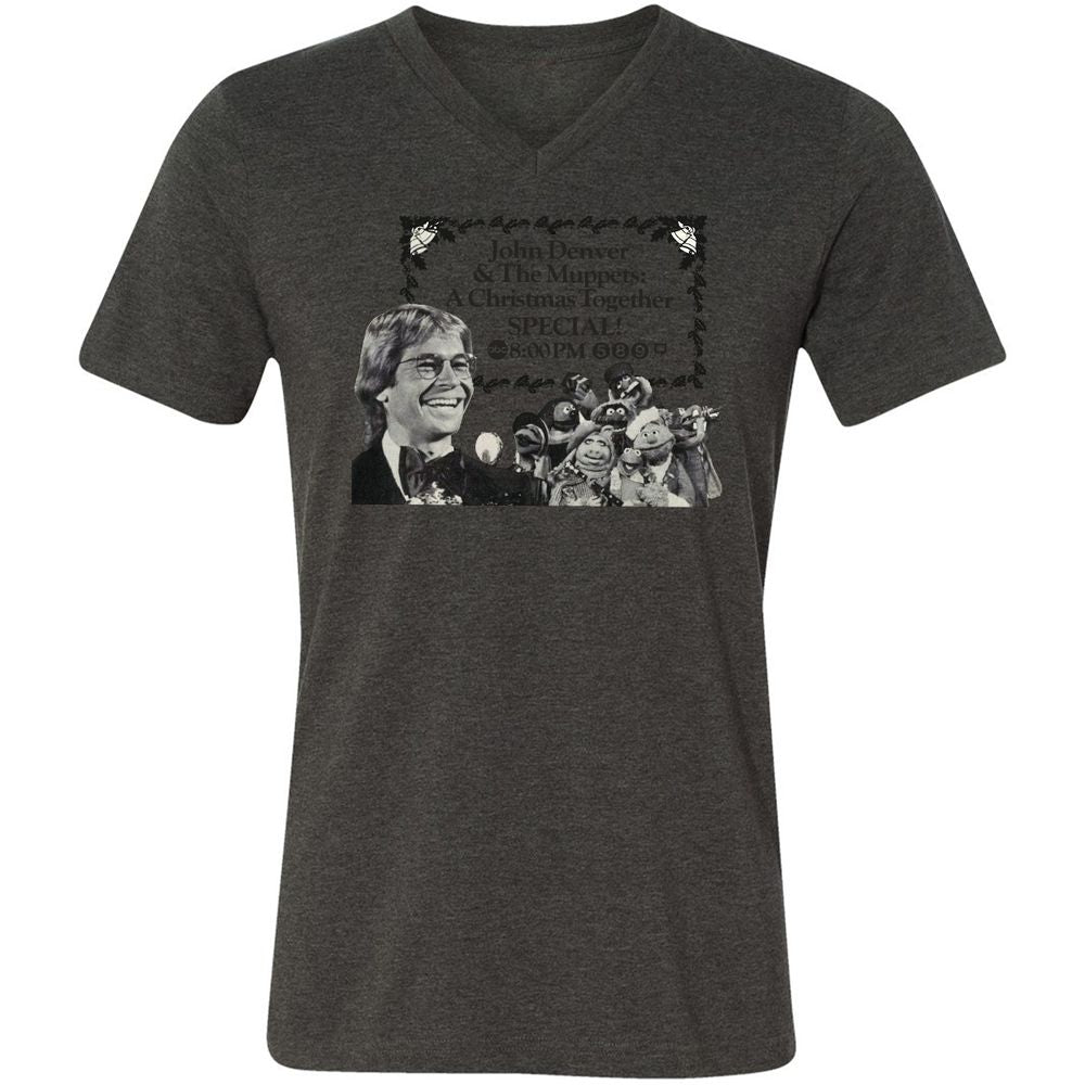 John Denver and Muppet - Dark Grey Heather - 8