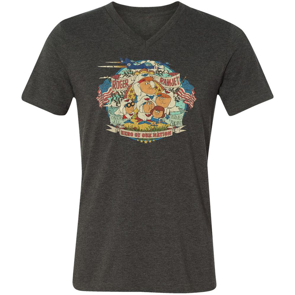 Vintage Style roger ramjet - Dark Grey Heather - 8