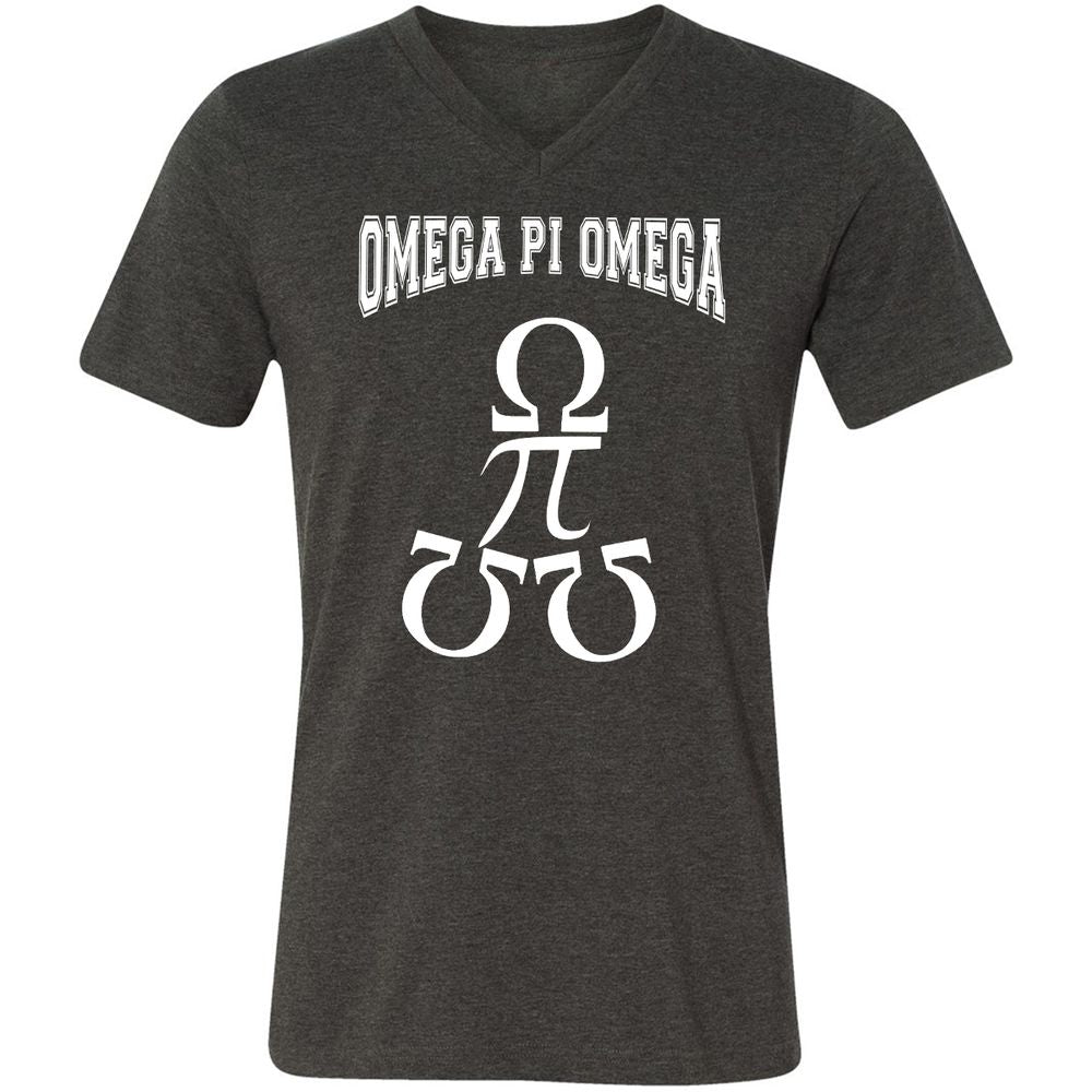 Unisex V-Neck T-Shirt - MTV8D1KS - Dark Grey Heather - 8