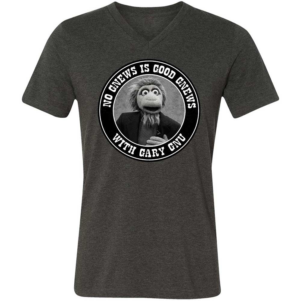 Unisex V-Neck T-Shirt - 2V7PJS9D - Dark Grey Heather - 8