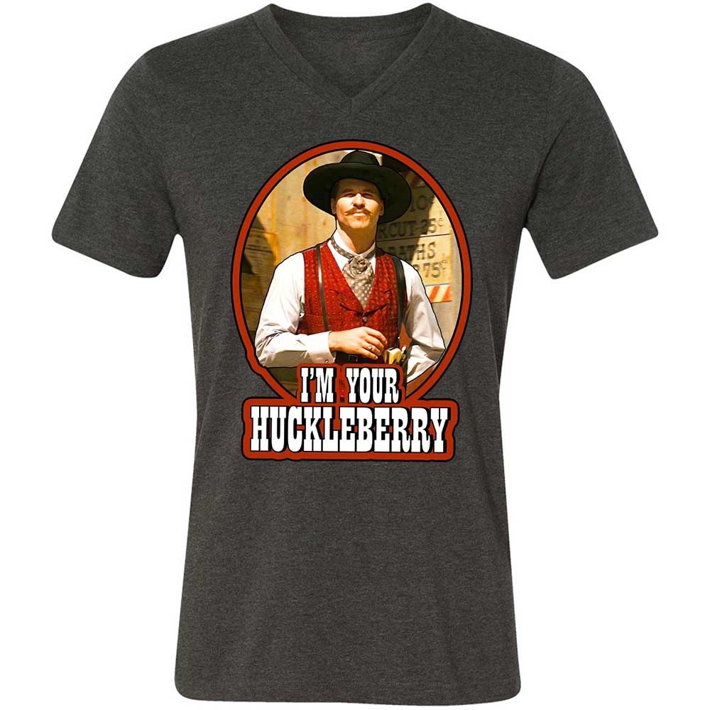 I'm Your Huckleberry - Dark Grey Heather - 8