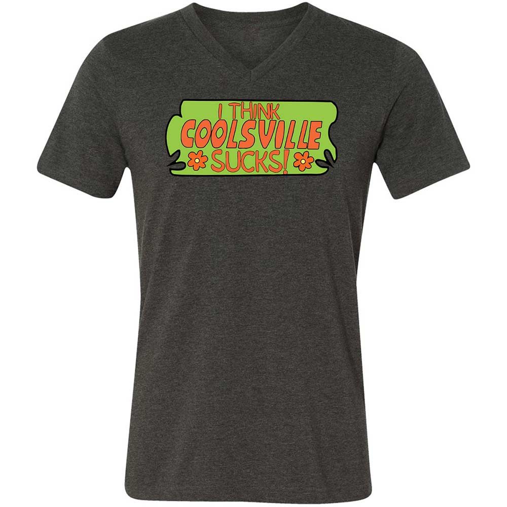 I Think Coolsville Sucks - Dark Grey Heather - 8