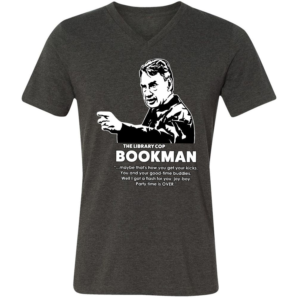 Unisex V-Neck T-Shirt - CZ53CECR - Dark Grey Heather - 8