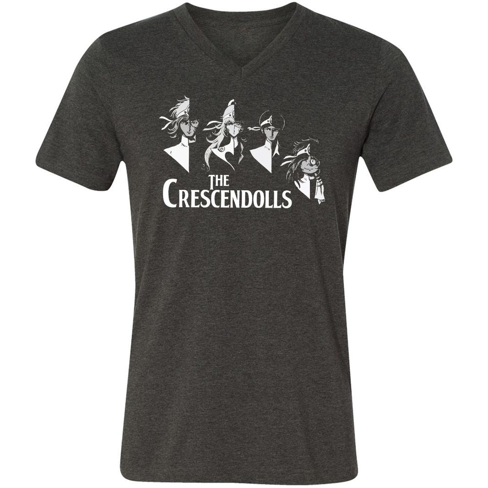 Unisex V-Neck T-Shirt - RJ53Z19D - Dark Grey Heather - 8