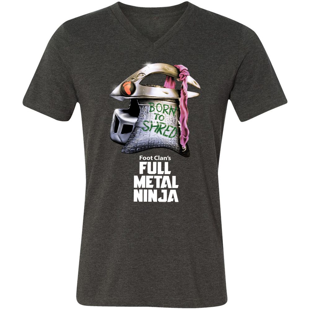 Unisex V-Neck T-Shirt - RC5AA1S6 - Dark Grey Heather - 8