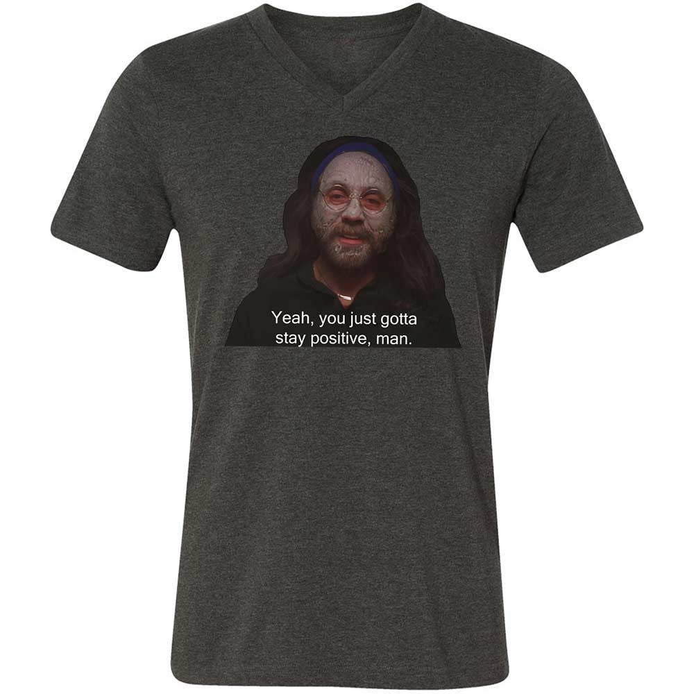 Unisex V-Neck T-Shirt - 9JN31XSN - Dark Grey Heather - 8