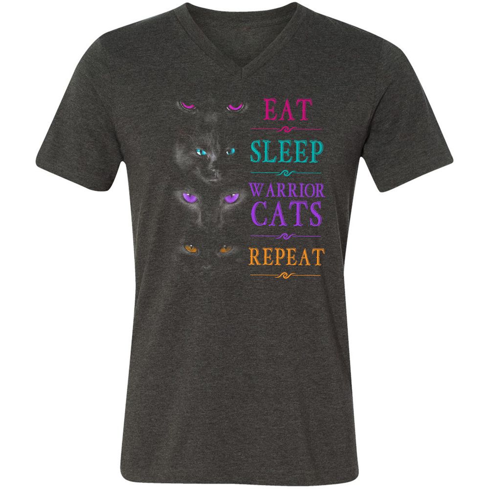 Unisex V-Neck T-Shirt - 537PELPV - Dark Grey Heather - 8