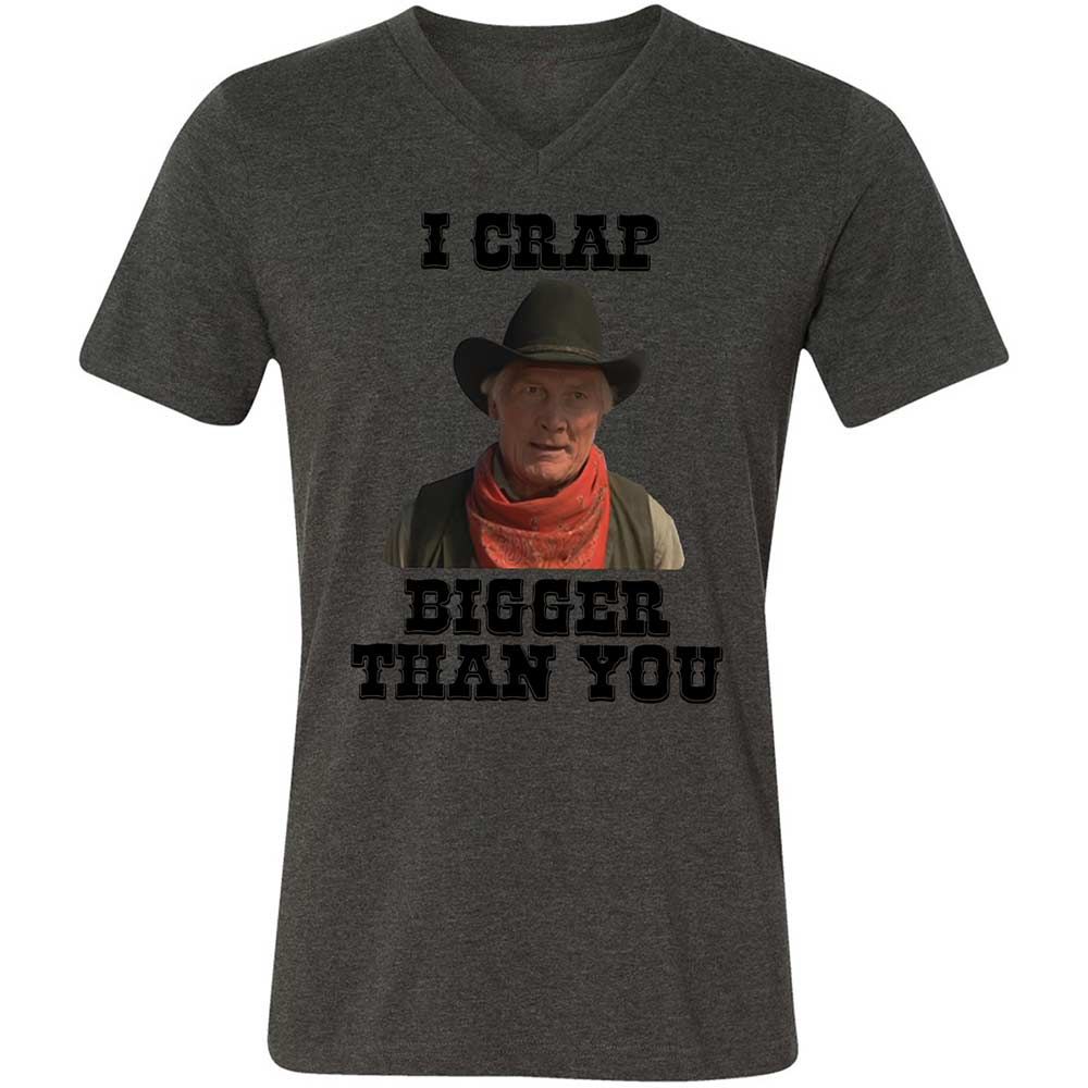I Crap Bigger Than You - Dark Grey Heather - 8