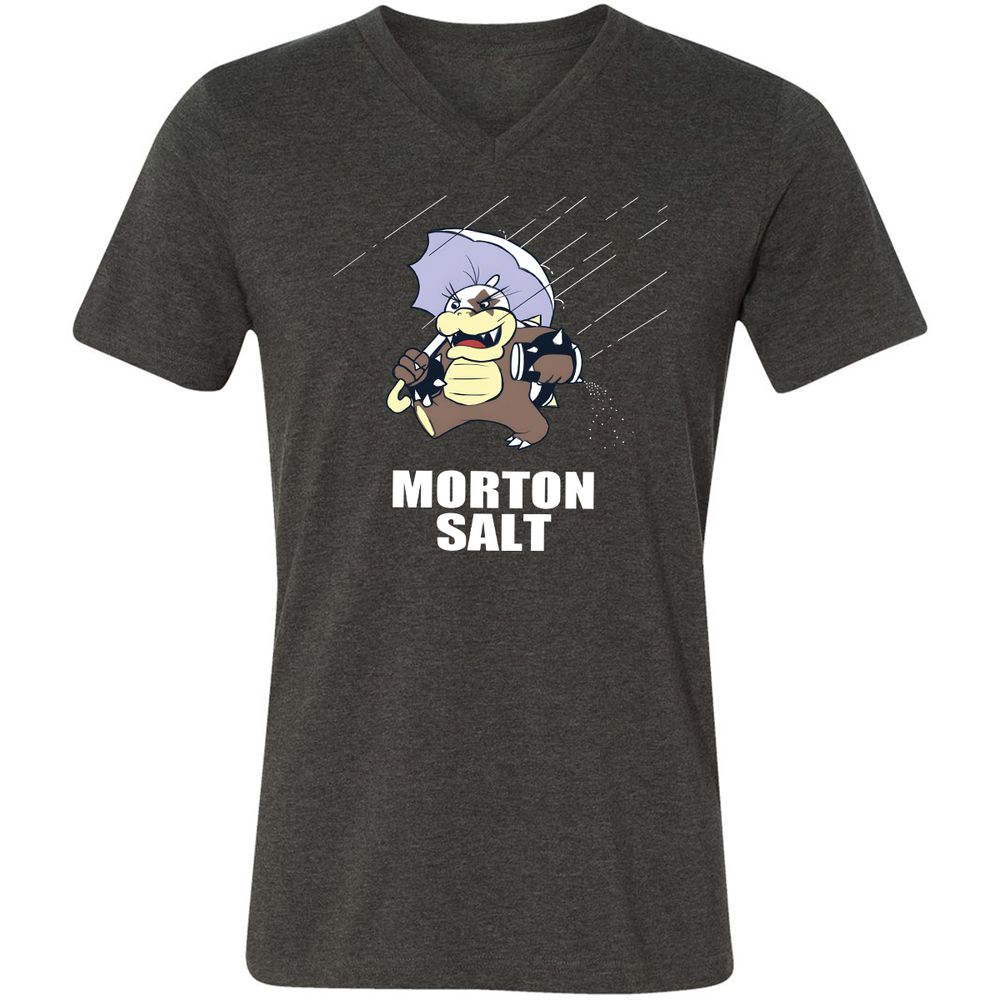 Unisex V-Neck T-Shirt - HW4VAVHD - Dark Grey Heather - 8