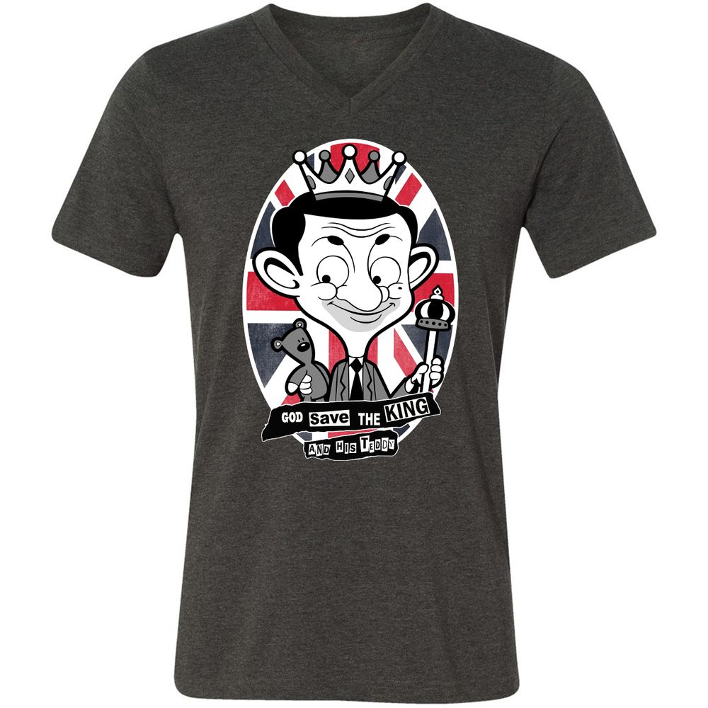 God Save the King - Dark Grey Heather - 8