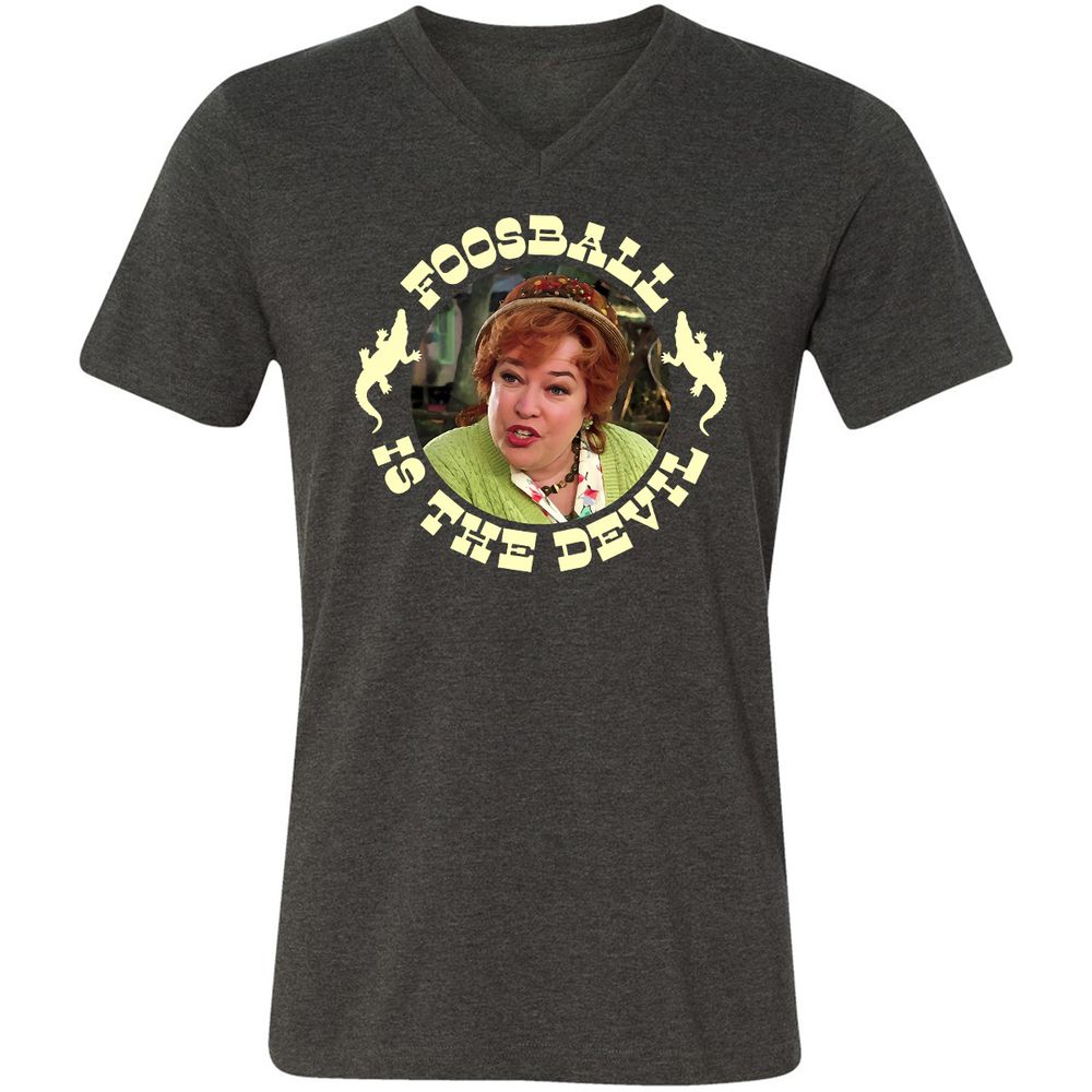 Unisex V-Neck T-Shirt - PVG95TTC - Dark Grey Heather - 8