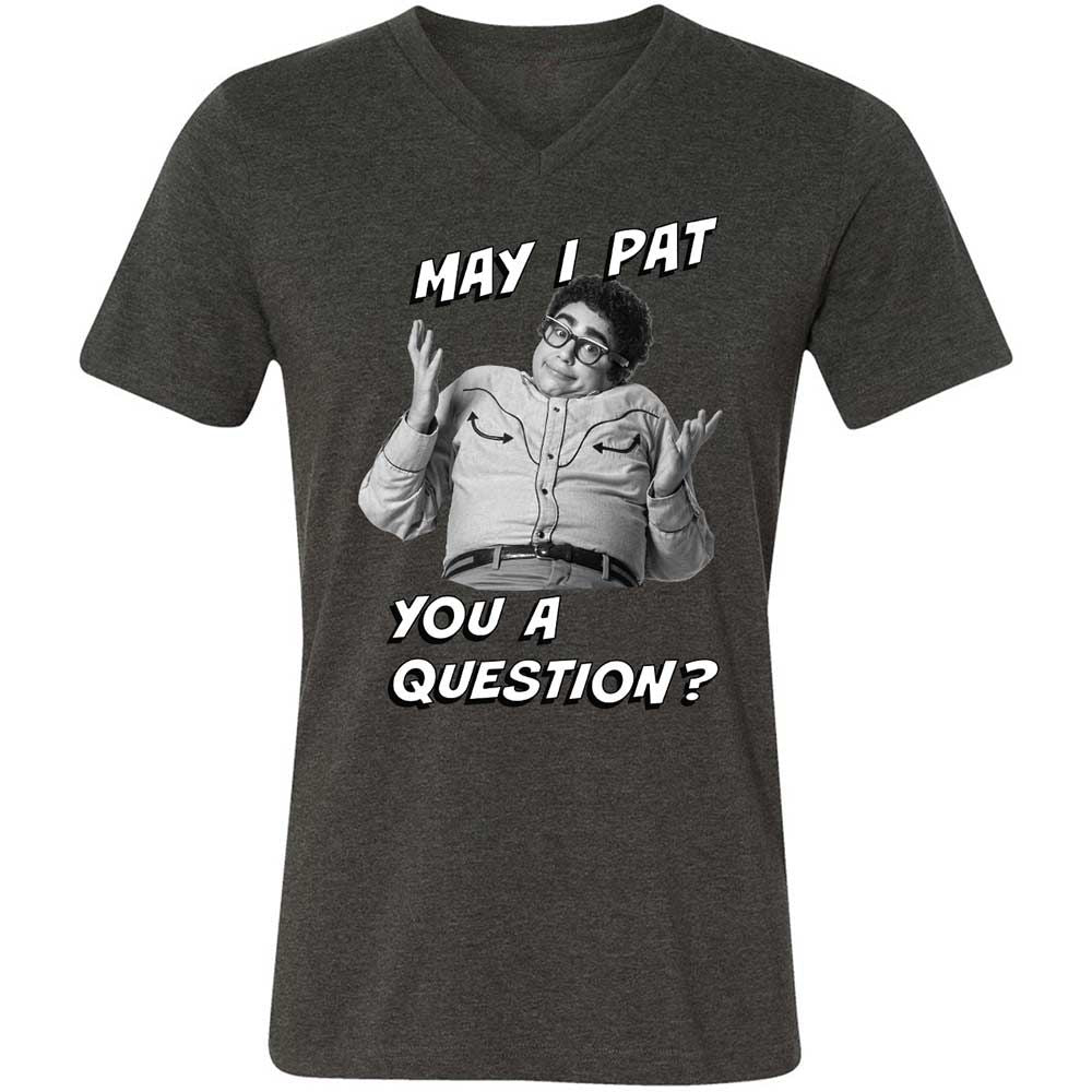 Unisex V-Neck T-Shirt - AEZYNX8L - Dark Grey Heather - 8