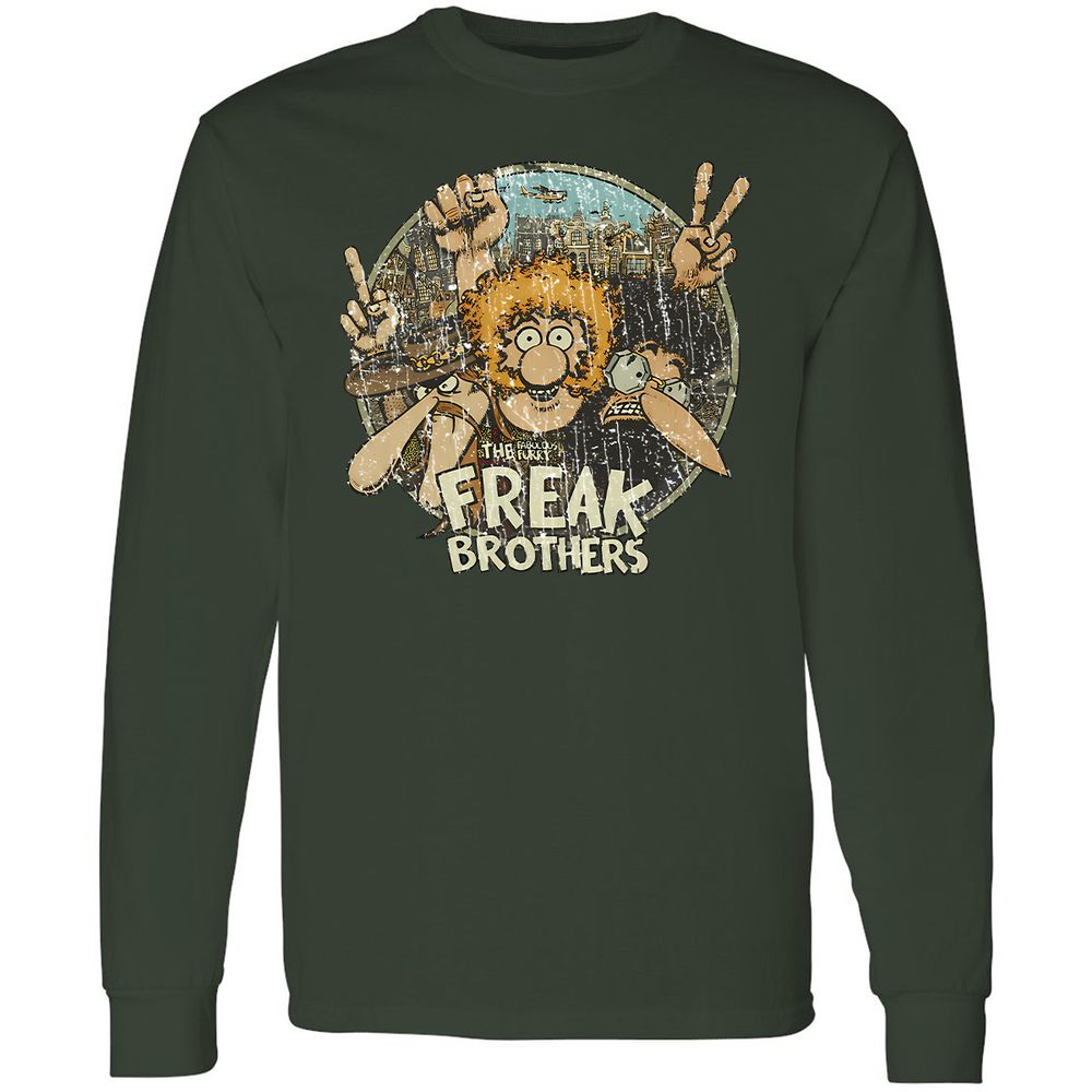 Long Sleeve T-Shirt - QM6AFH1J - Forest Green - 8