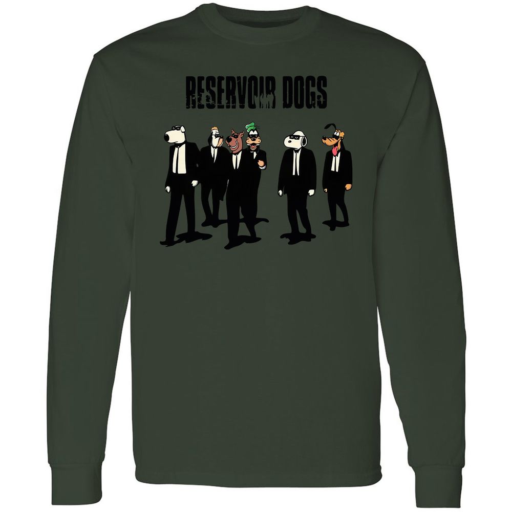 Long Sleeve T-Shirt - M7XVQ8DG - Forest Green - 8