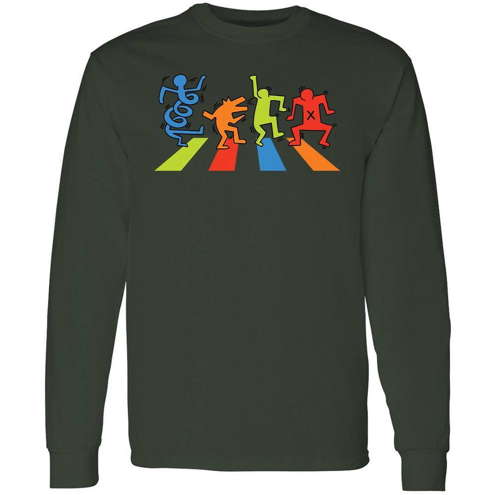 Long Sleeve T-Shirt - 8F98W92E - Forest Green - 8