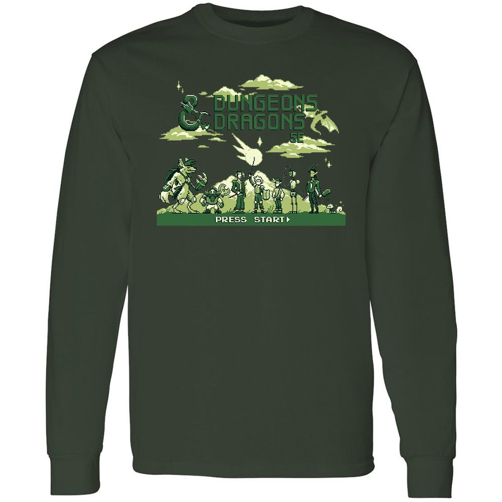 Long Sleeve T-Shirt - 6A7GSUSG - Forest Green - 8