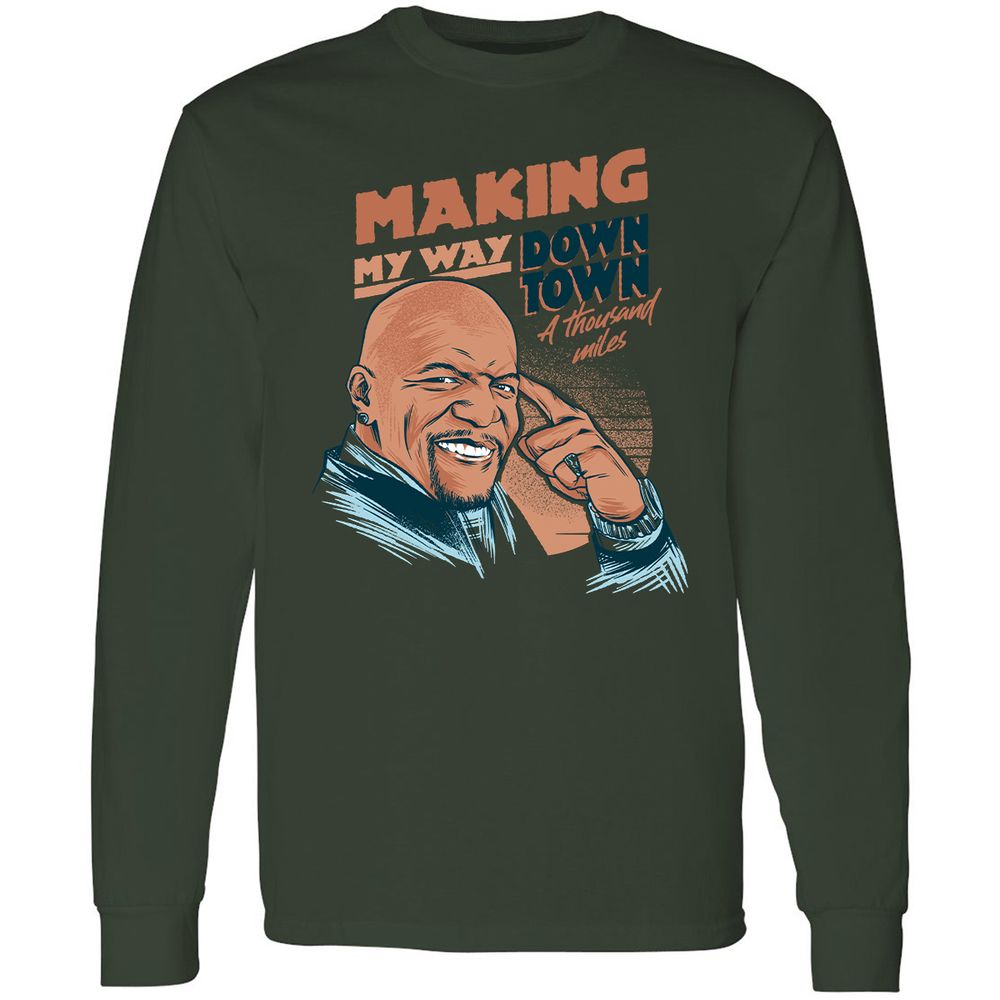Long Sleeve T-Shirt - 5VGPGMVE - Forest Green - 8