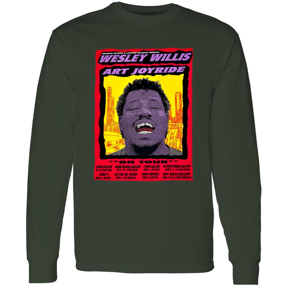 WESLEY WILLIS - ART JOYRIDE - Forest Green - 8