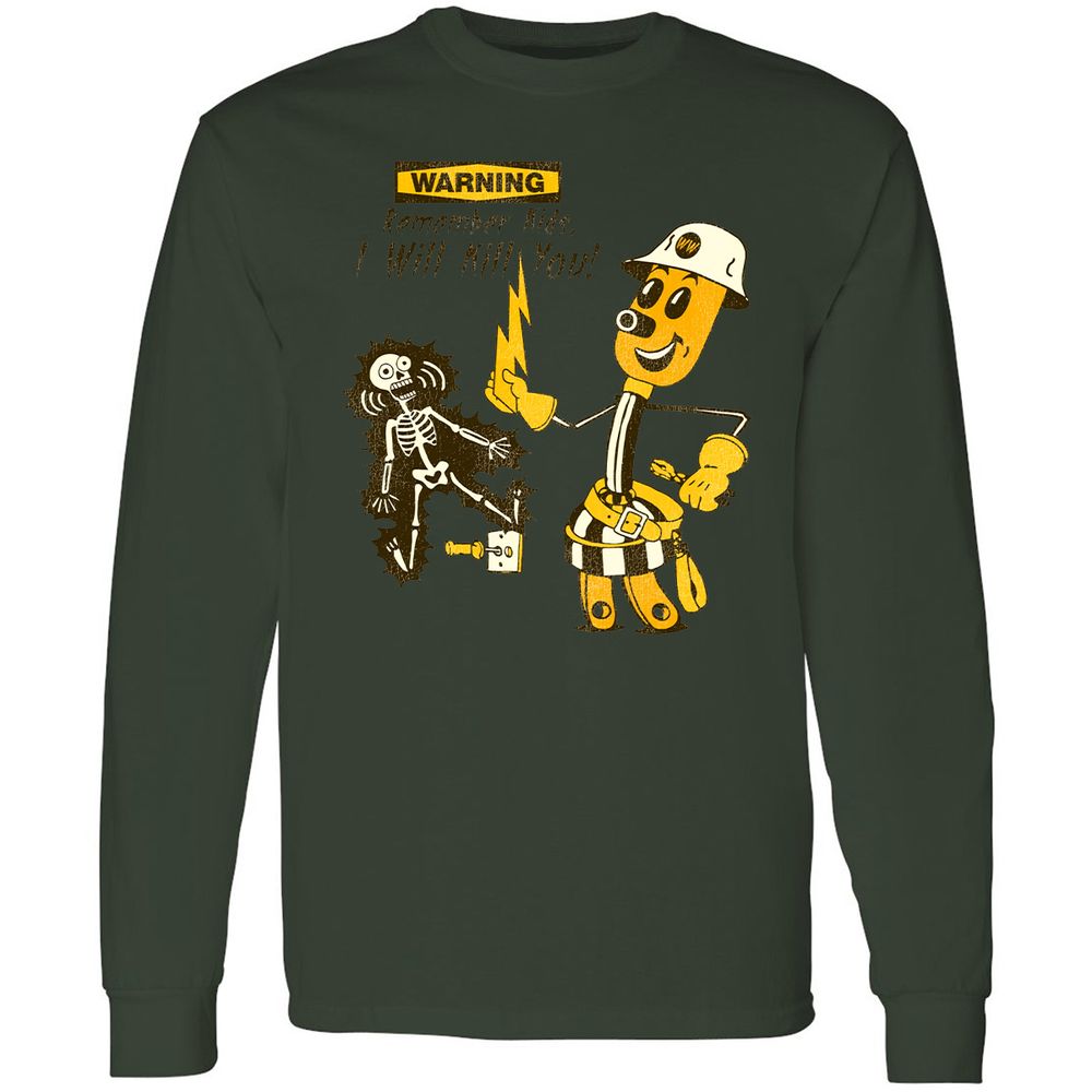 Long Sleeve T-Shirt - CX9RW1SA - Forest Green - 8