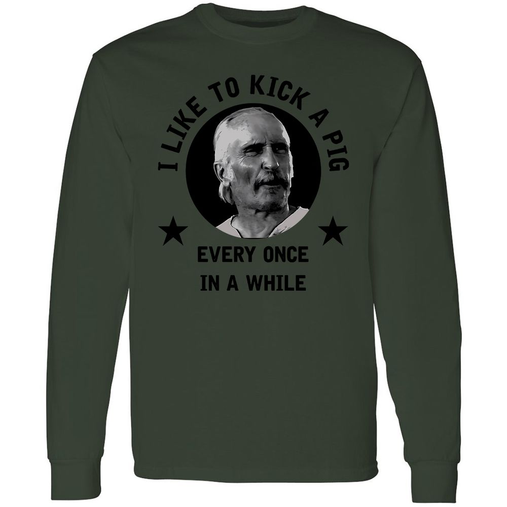 I like to kick a pig - Forest Green - 8