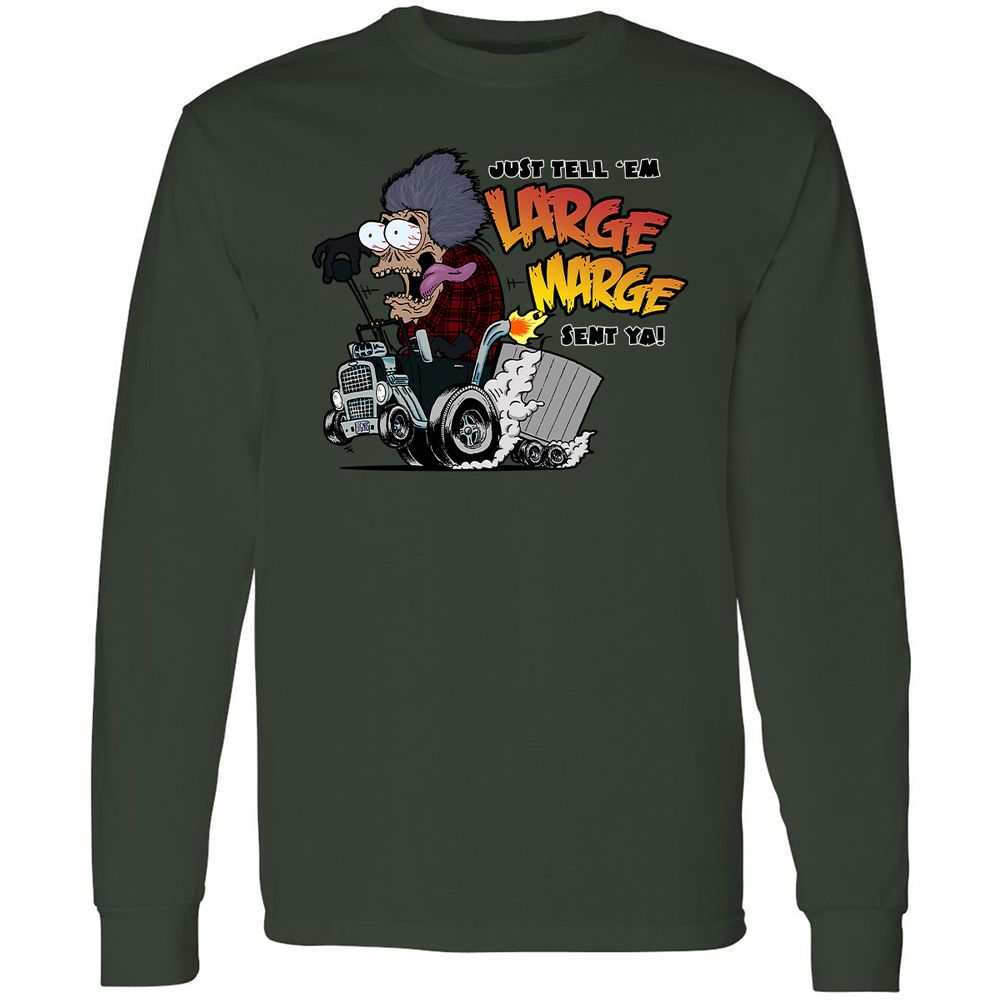 Long Sleeve T-Shirt - 6ESRHJCR - Forest Green - 8