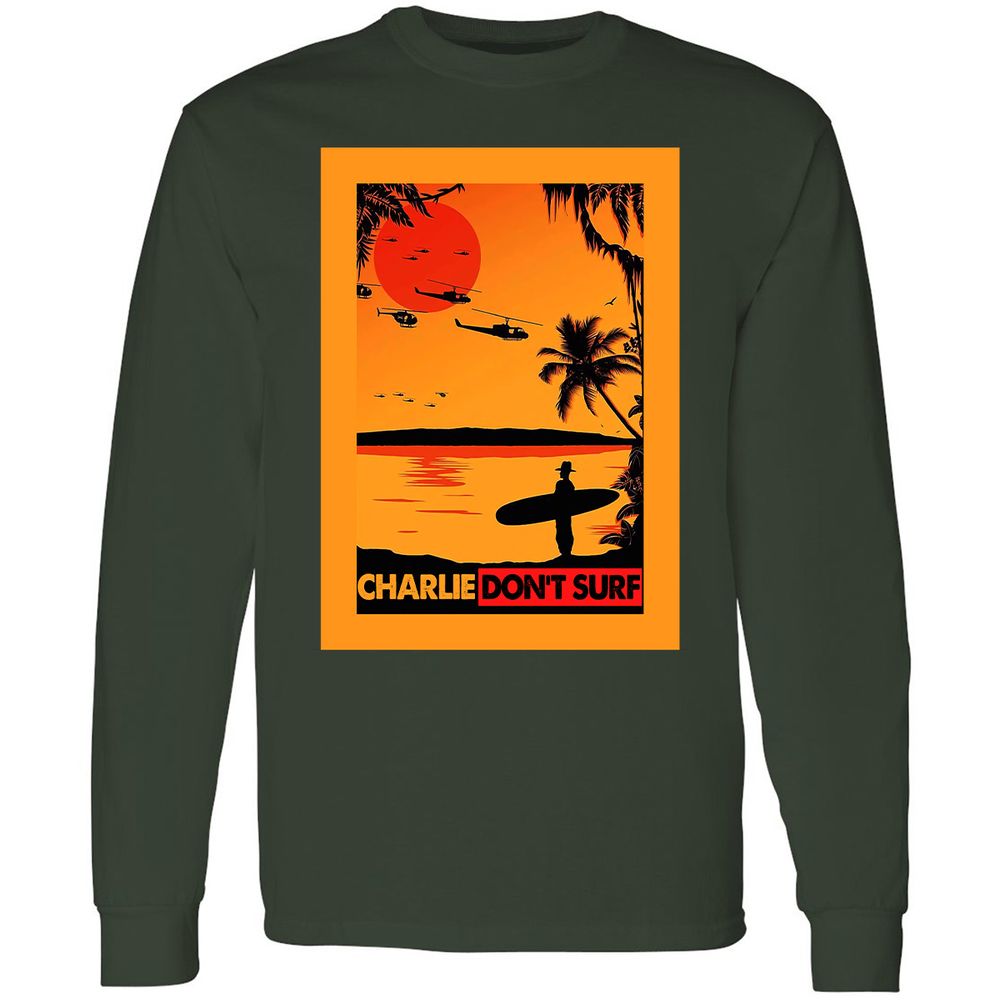 Long Sleeve T-Shirt - AXSNUAQL - Forest Green - 8