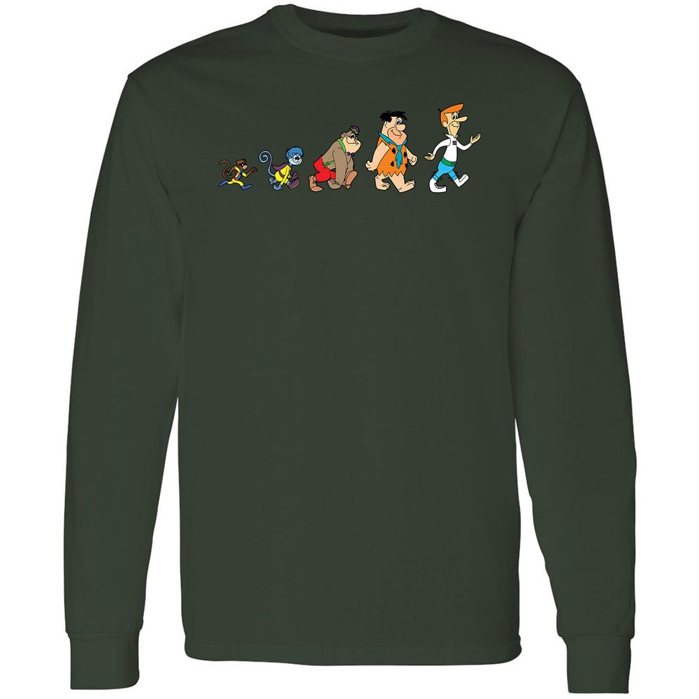 Long Sleeve T-Shirt - Q2VZJLJU - Forest Green - 8