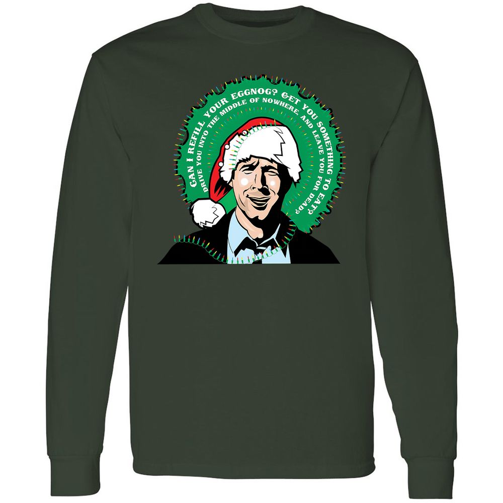 Long Sleeve T-Shirt - 4KCGA5FN - Forest Green - 8