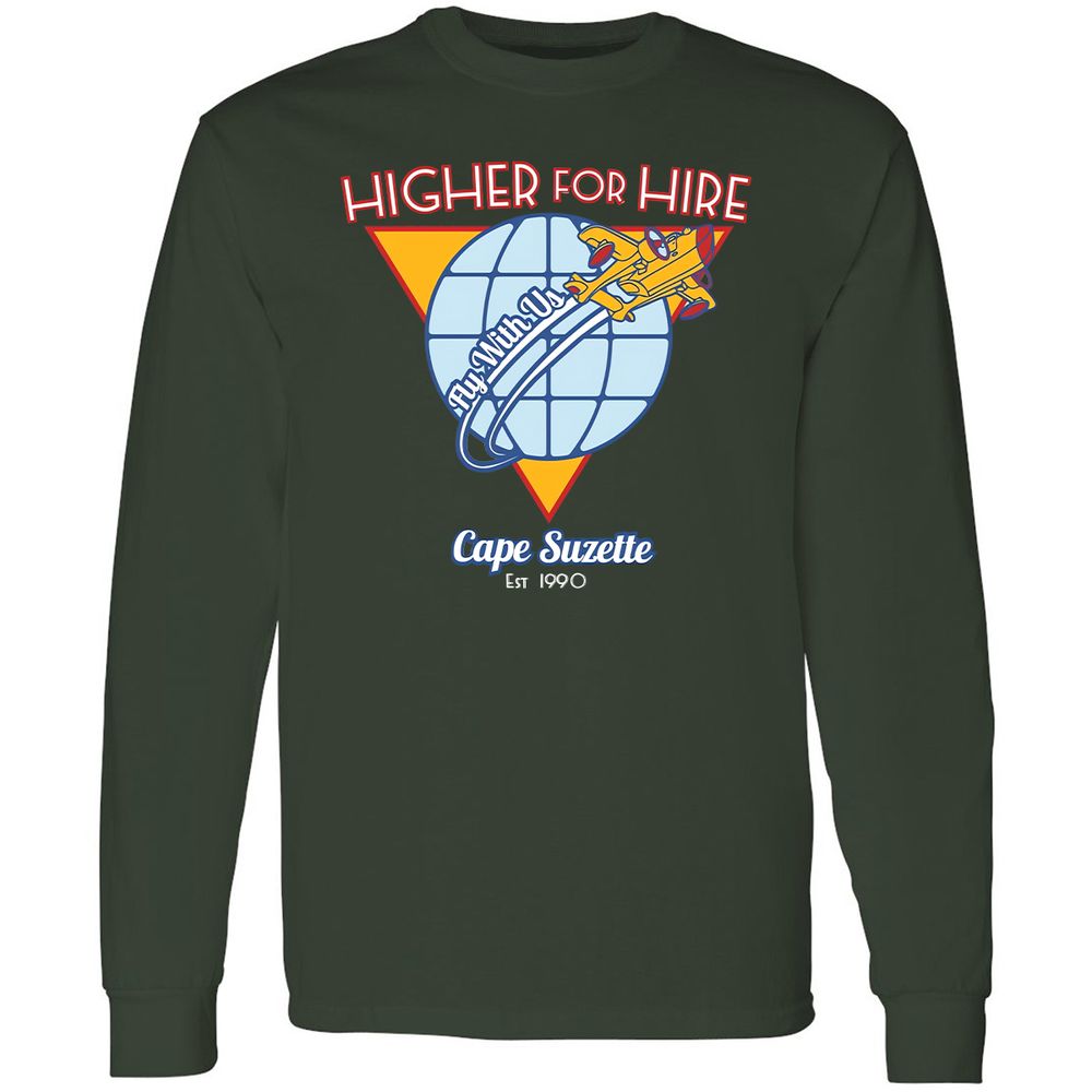 Long Sleeve T-Shirt - HYNJQ89R - Forest Green - 8