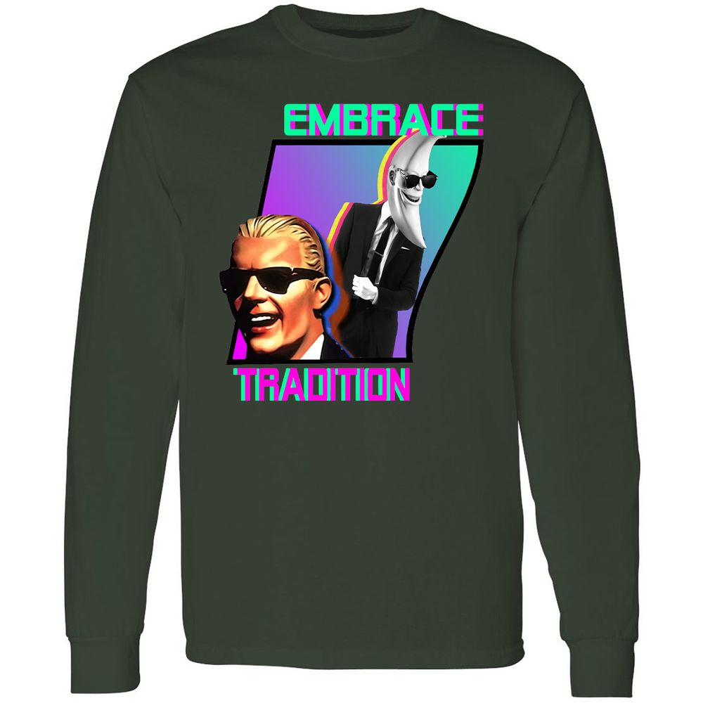 Long Sleeve T-Shirt - AUMDV4ER - Forest Green - 8