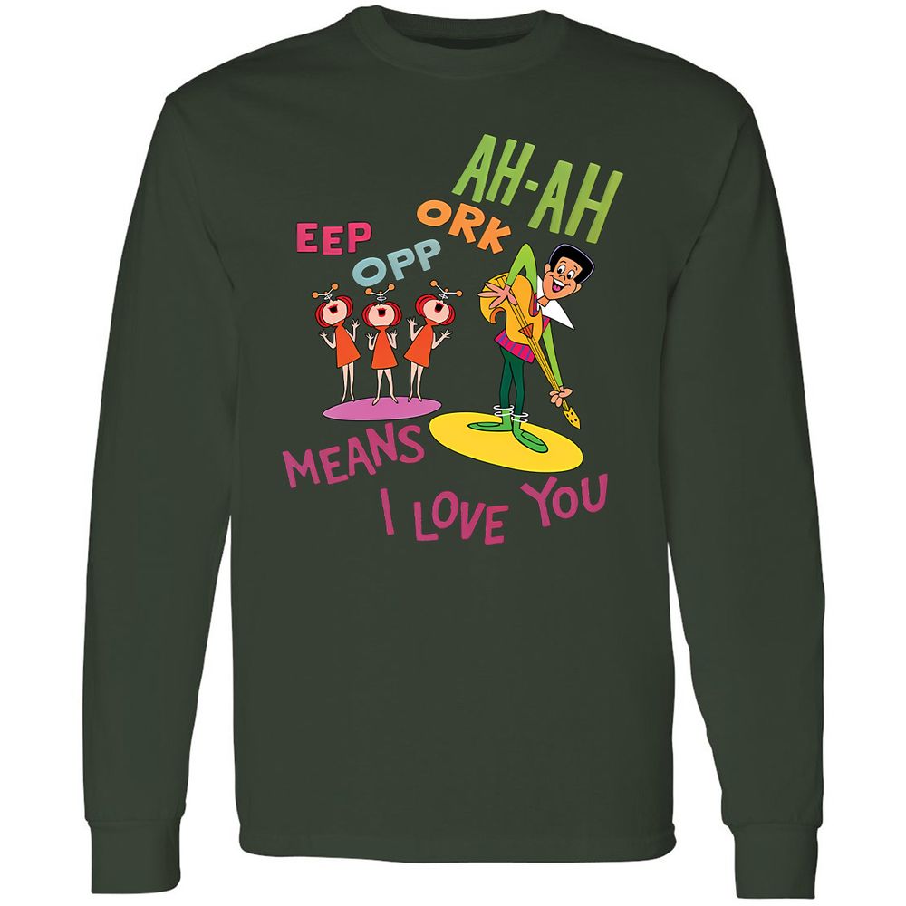Long Sleeve T-Shirt - 7WQA9DF1 - Forest Green - 8