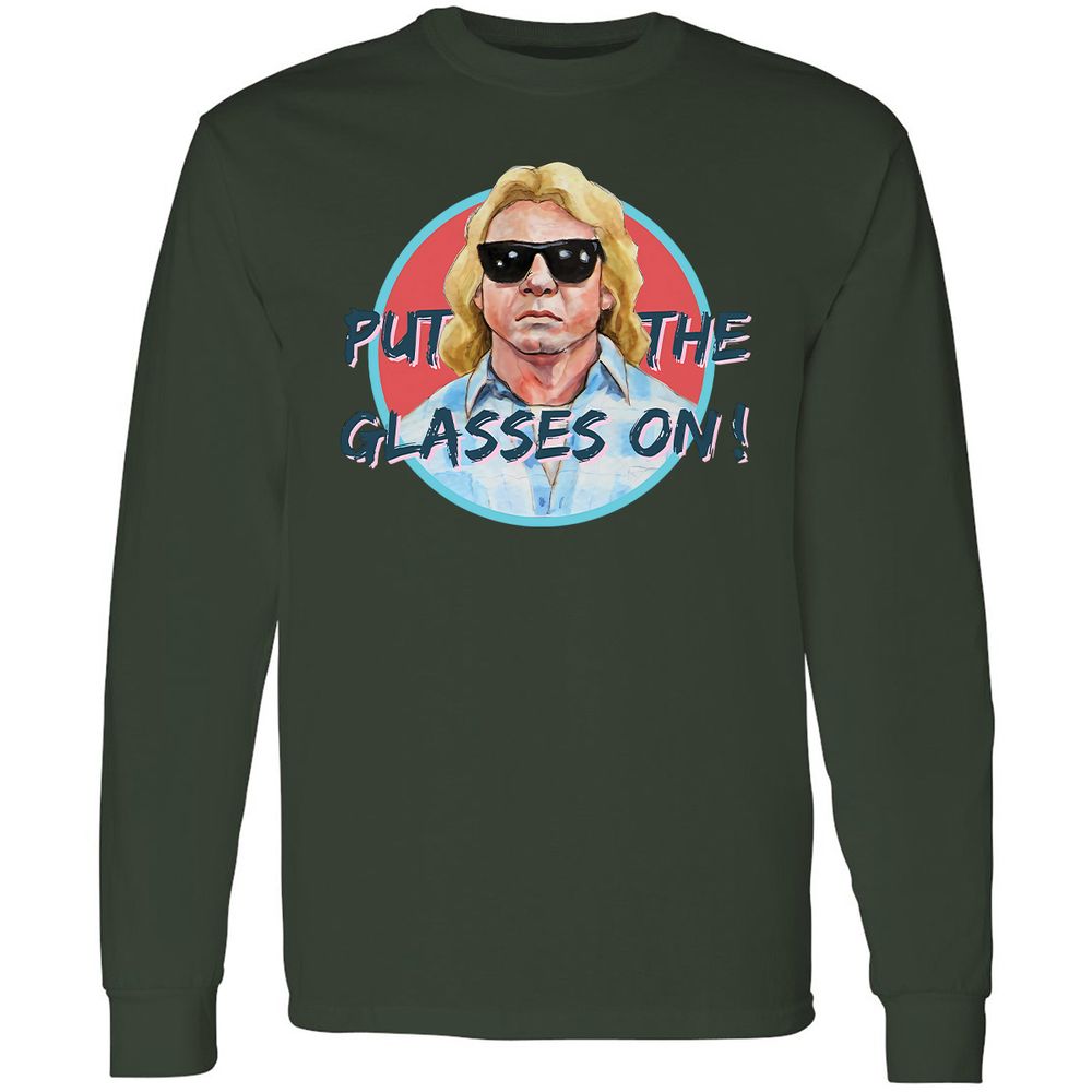 Long Sleeve T-Shirt - 8Q5HPNMN - Forest Green - 8