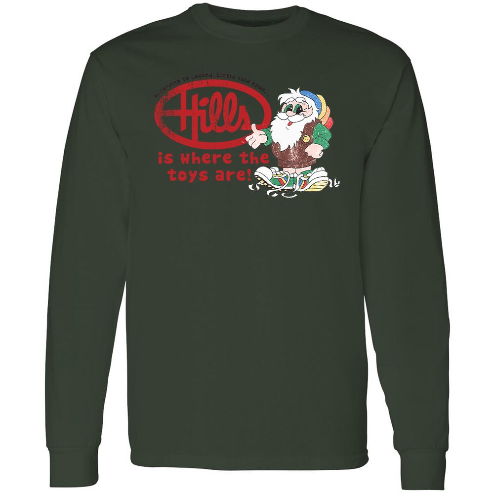 Long Sleeve T-Shirt - QBZM8DAE - Forest Green - 8