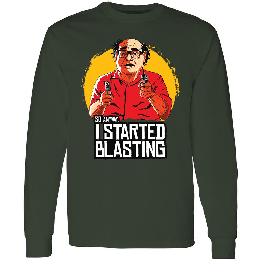 Long Sleeve T-Shirt - MUXSD8YM - Forest Green - 8